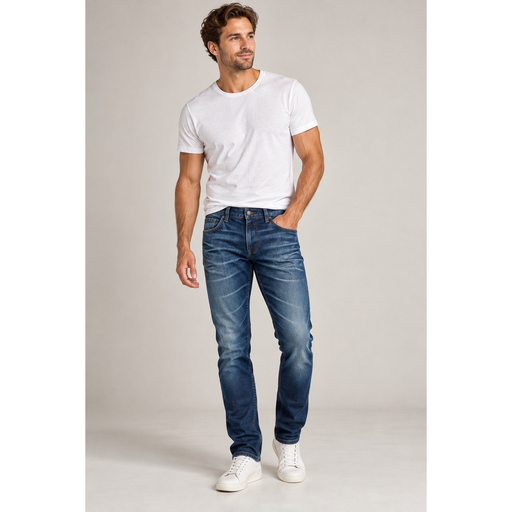 BOSS Hugo Boss Delaware2 Slim Fit Dark Wash Jeans Mens 36x34 50295776